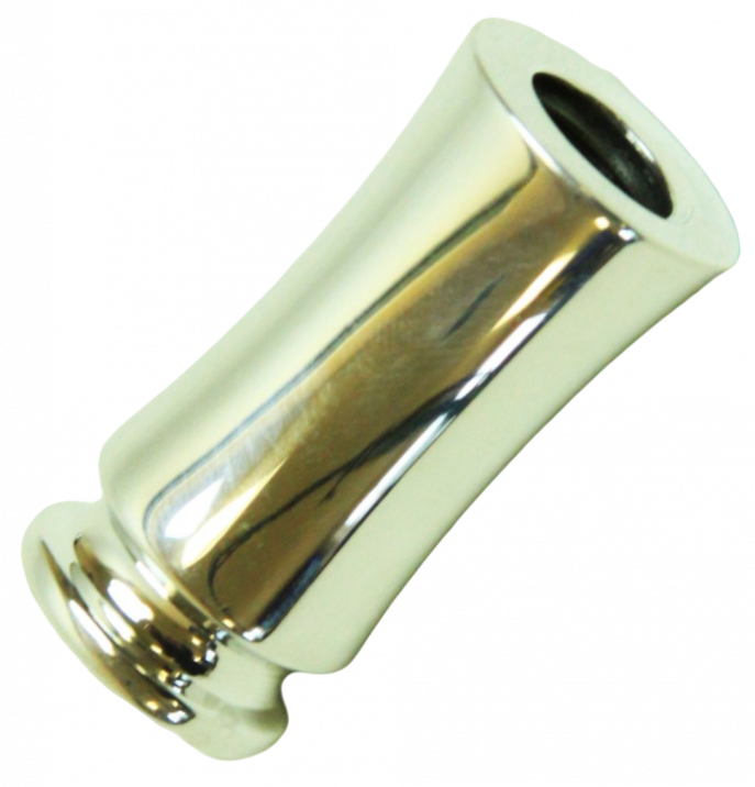 Polished Shifter Ball Collar/ Long Bullitt Style/ .75" base/ 12mm x 1.75mm